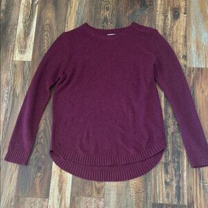 Pink Clover Maroon Crew Neck Sweater